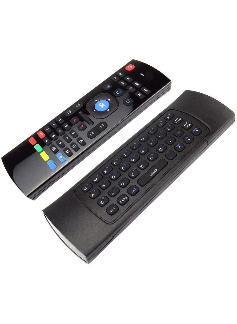 MX3-M لوحة مفاتيح وفأرة لاسلكية 2.4G – جهاز تحكم عن بعد مع ميكروفون مدمج لأندرويد TV بوكس، سمارت TV، والحاسوب - Image 1